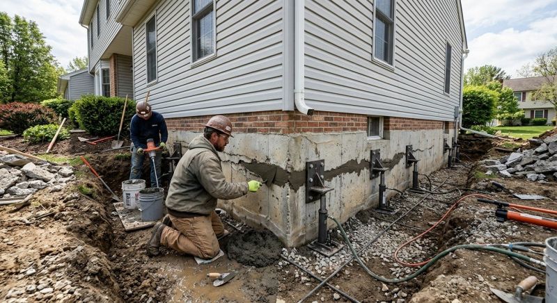 Basement Foundation Repair in Warner Robins, GA