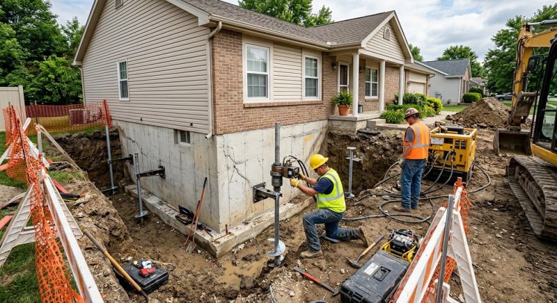 Building Foundation Repair in Monroe County, GA