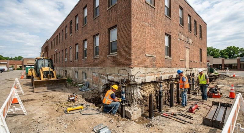 Commercial Foundation Repair in Macon, GA