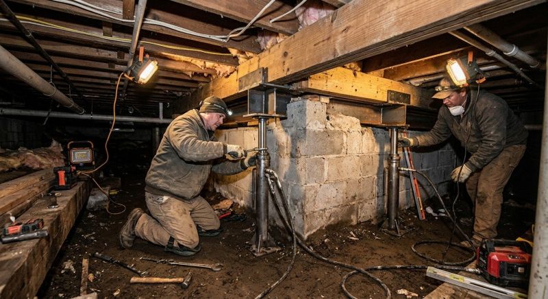 Crawlspace Foundation Repair in Hillsboro, GA