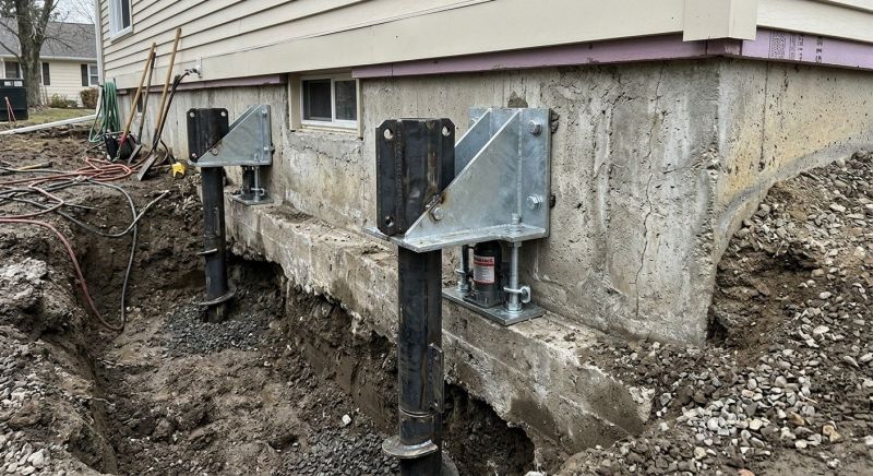 Foundation Pier Leveling in Macon, GA