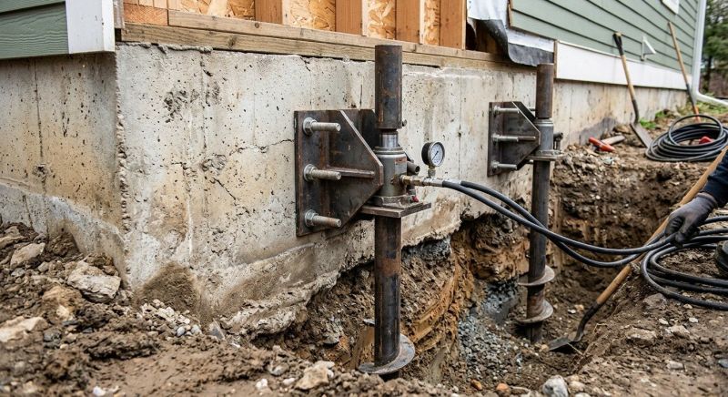 Foundation Pier Leveling in Macon, GA