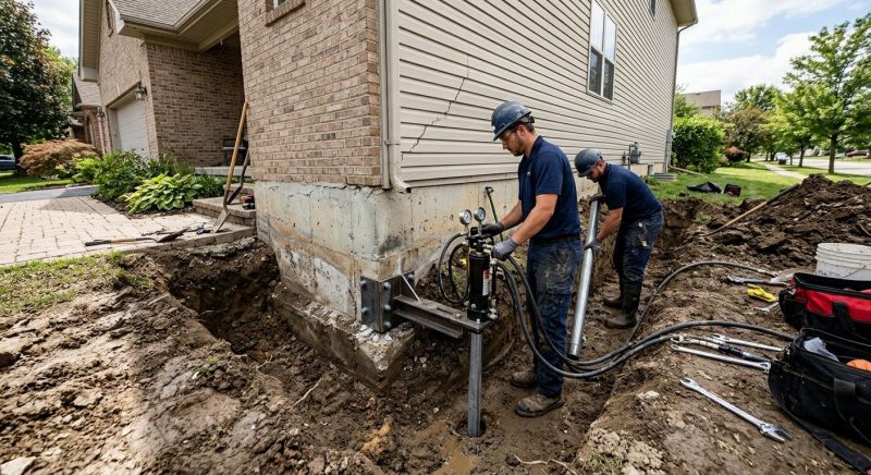Foundation Settlement Repair in Macon, GA
