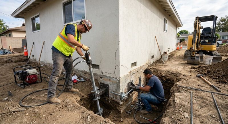 Foundation Stabilizing in Byron, GA