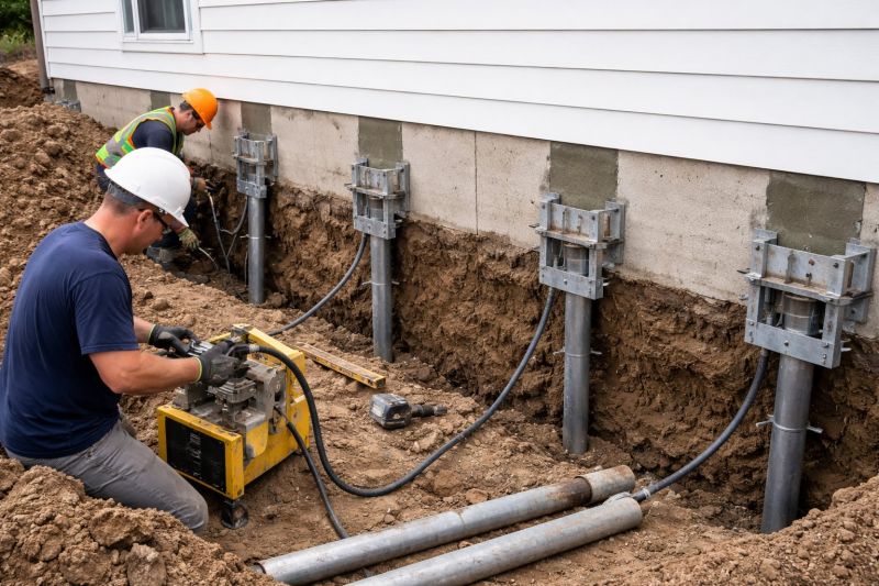 Helical Piers Installation in Macon, GA