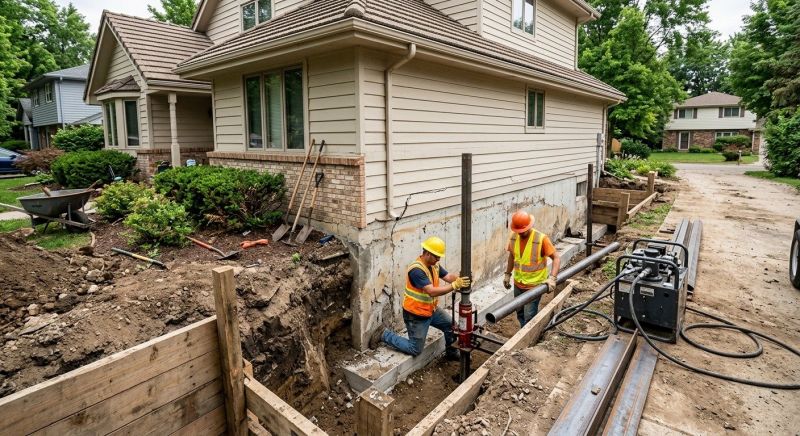 House Foundation Repair in Warner Robins, GA